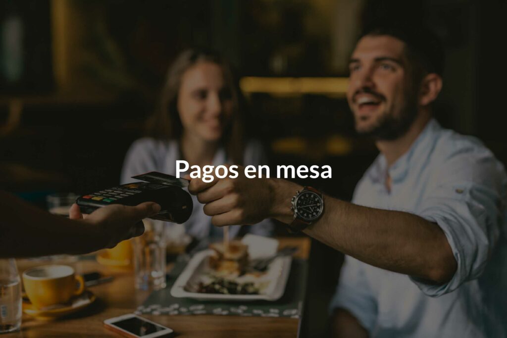 Pagos en mesa