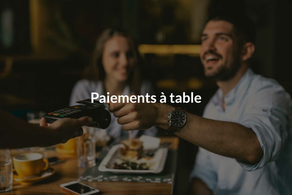paiements à table