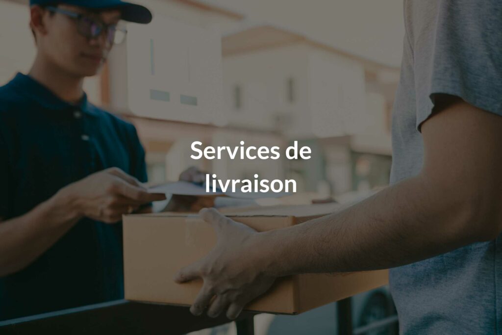 services de livraison