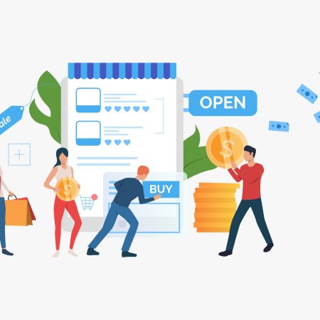 Bright sale presentation slide template